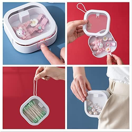 Portable Travel Qtip Holder Any Smell Item Store Box