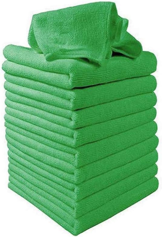 10 PCS Microfiber Car Cleaning Towel Automobile Motorcycle Washing Glass Household Cleaning Small Towel
