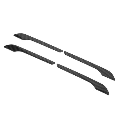 Carbon Fiber Door Silicone Sticker
