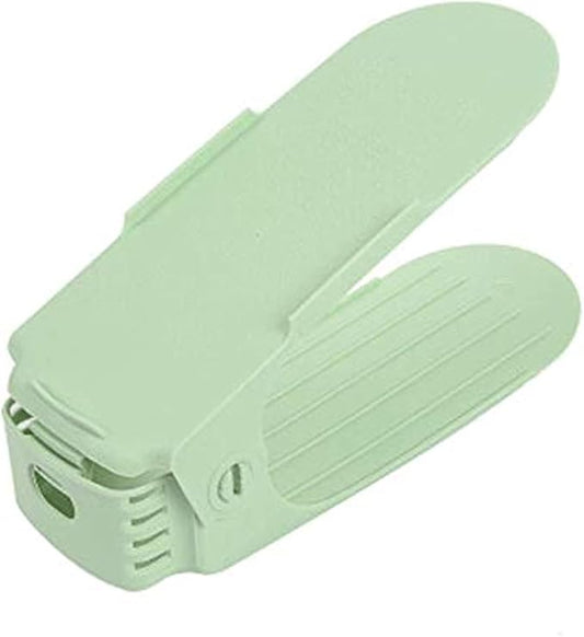4Pcs/Set Shoe Rack Organizer -Light Green