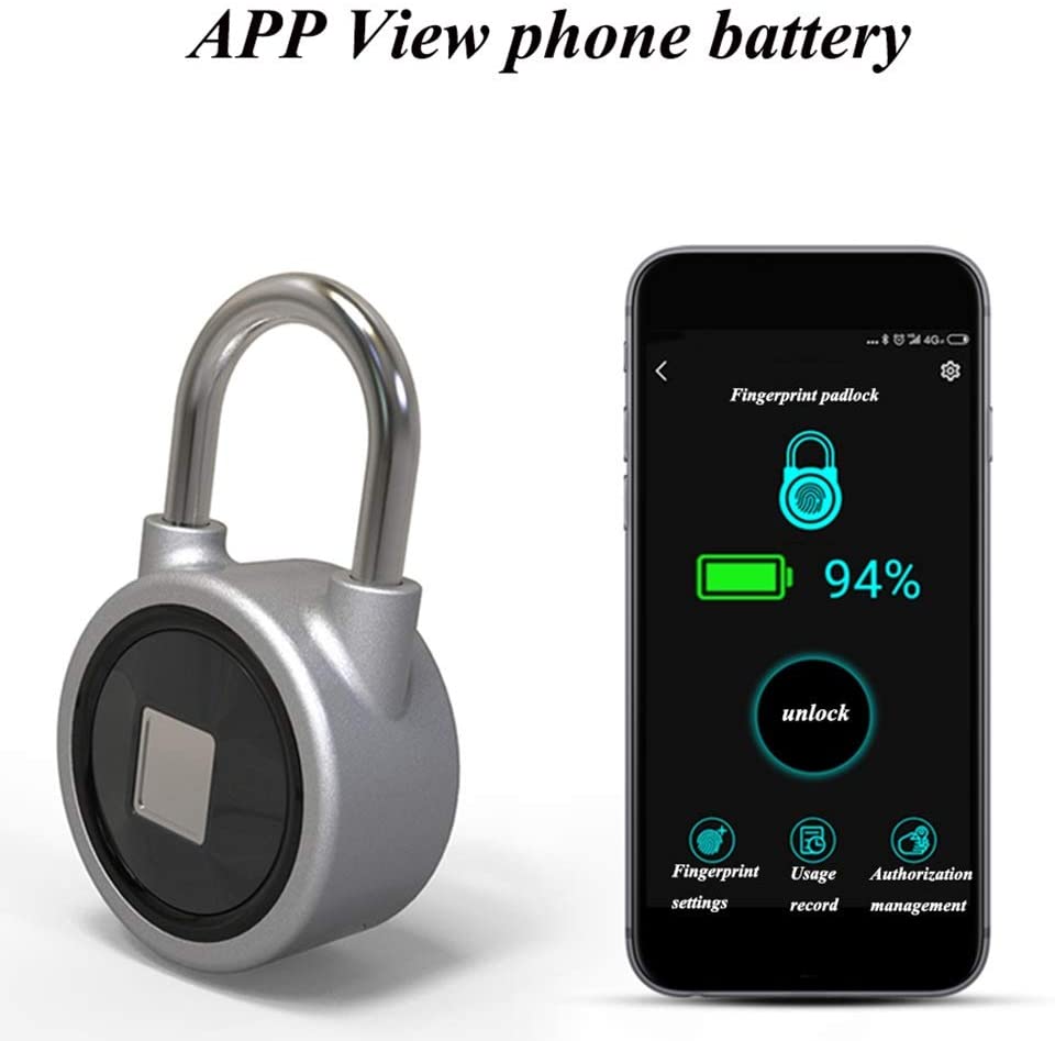 Bluetooth Fingerprint Padlock