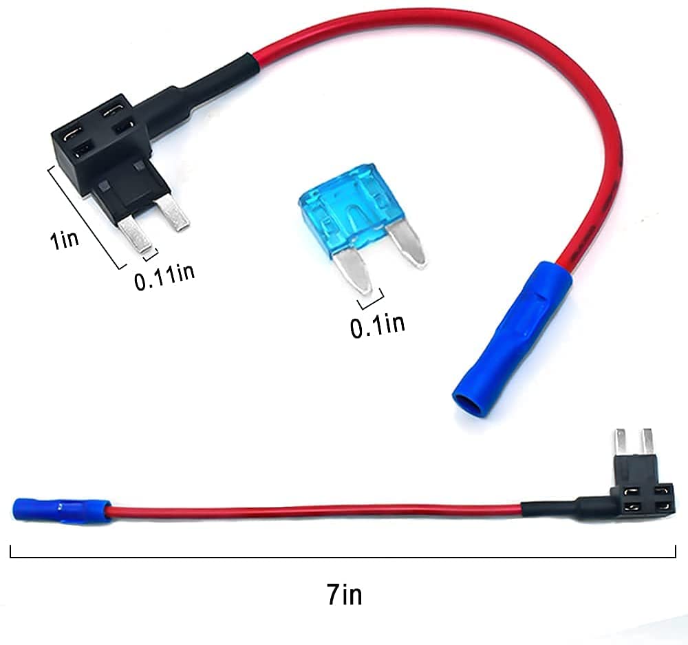 12V Fuse Holder Add-a-Circuit Fuse TAP Adapter