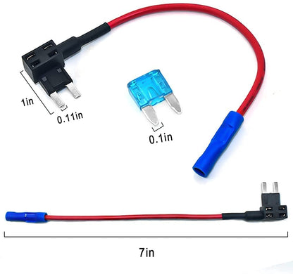 12V Fuse Holder Add-a-Circuit Fuse TAP Adapter