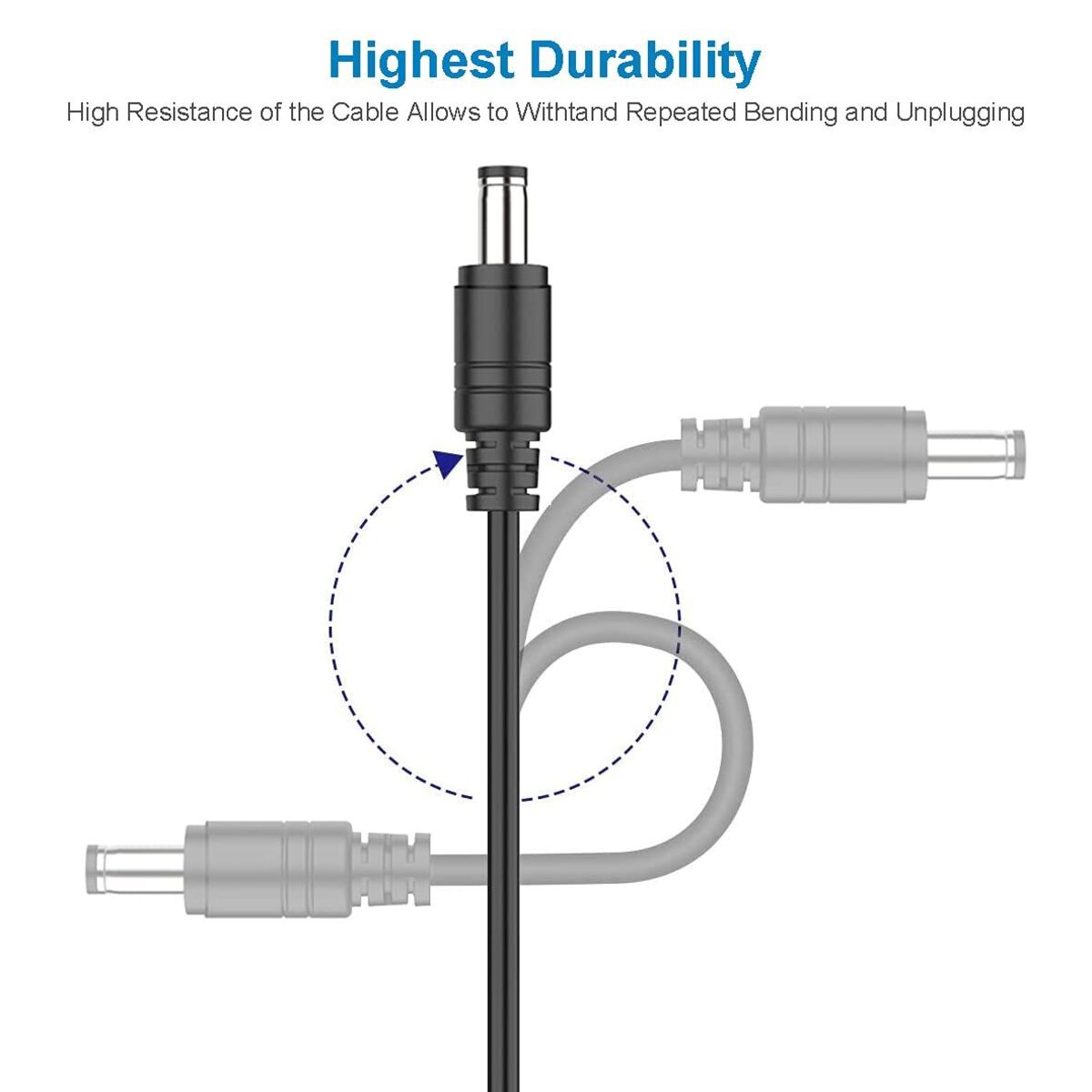 DC 12V Power Extension Cable - 5 Meter