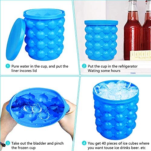 Silicone Ice Cube Magic Maker Mold