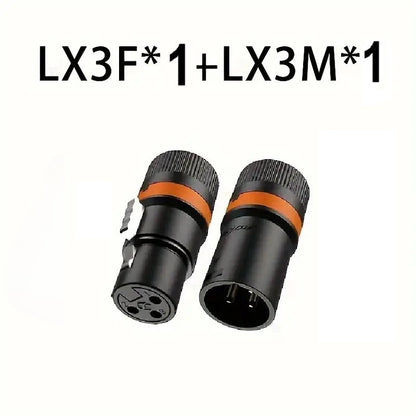 1Pair /XLR Male & Female Compatible With Microphones, Mixers