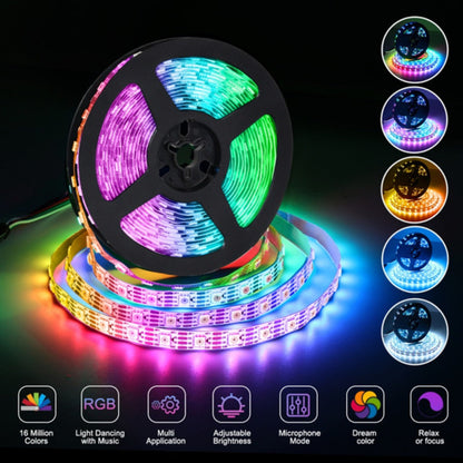 5050 RGB LED strip Light 44key Remote & connector And adapter