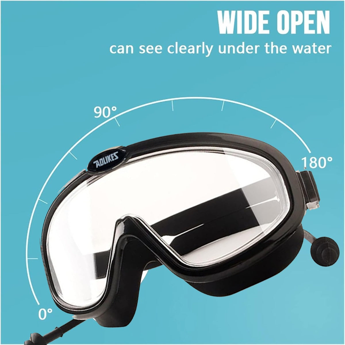 Anti-Fog Protective Safety Goggles BLACK