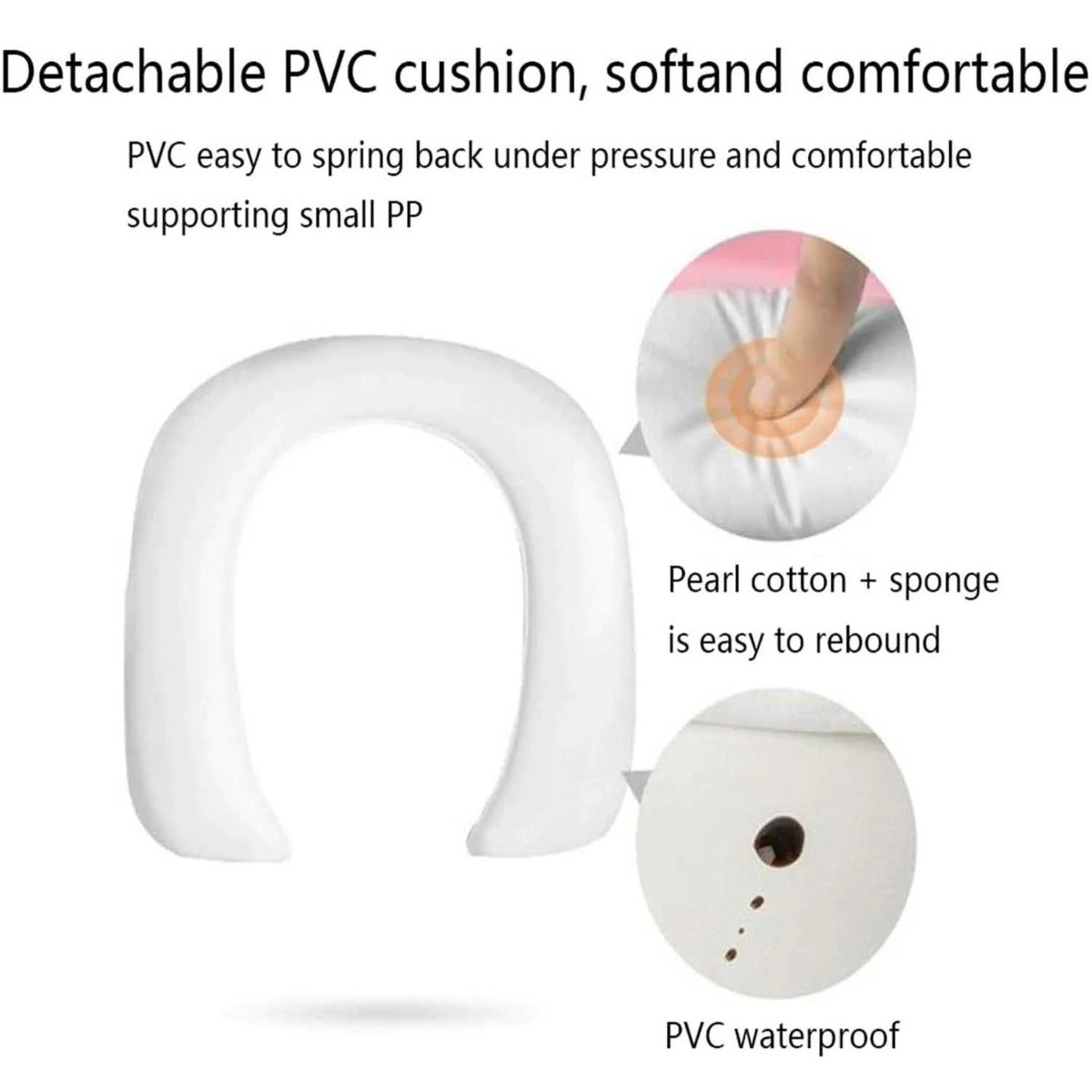 Potty Training Child Toilet Seat with Ladder - peach