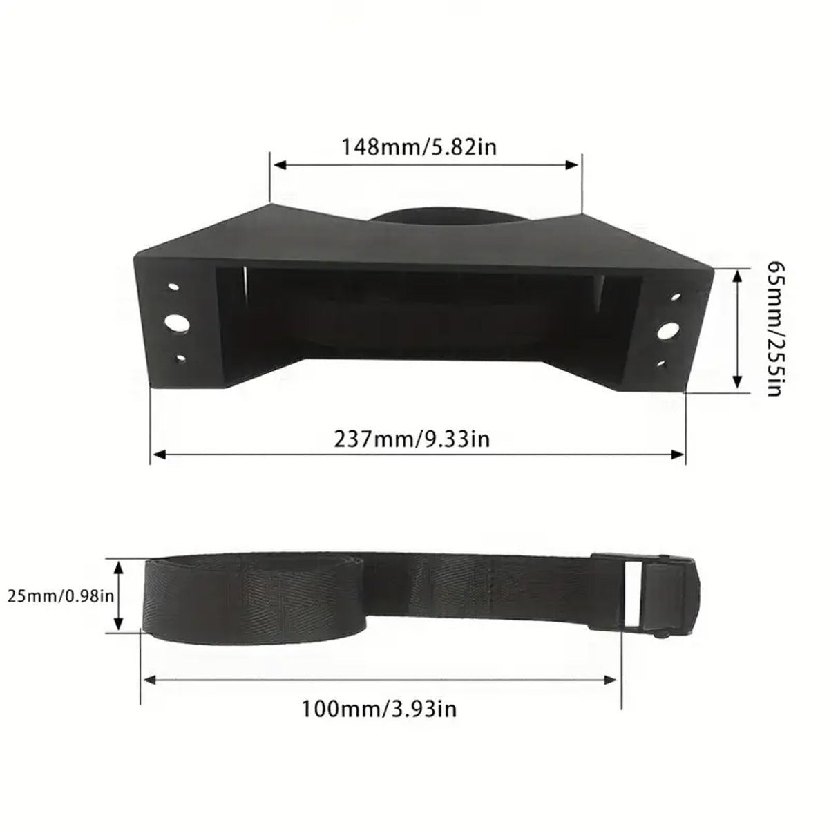 Travel RV Modification Accessories Liquefied Gas Cylinder Fixing Seat With Ground Foot Gas Cylinder Bracket Gas Tank Bracket