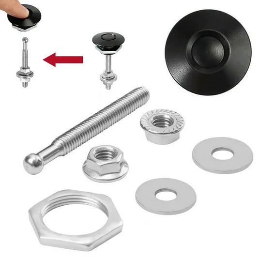 1PC Quick Latch Hood Pins Lock, Quick Release Lock, Car Bumper Hood Pin Bonnet Lock
