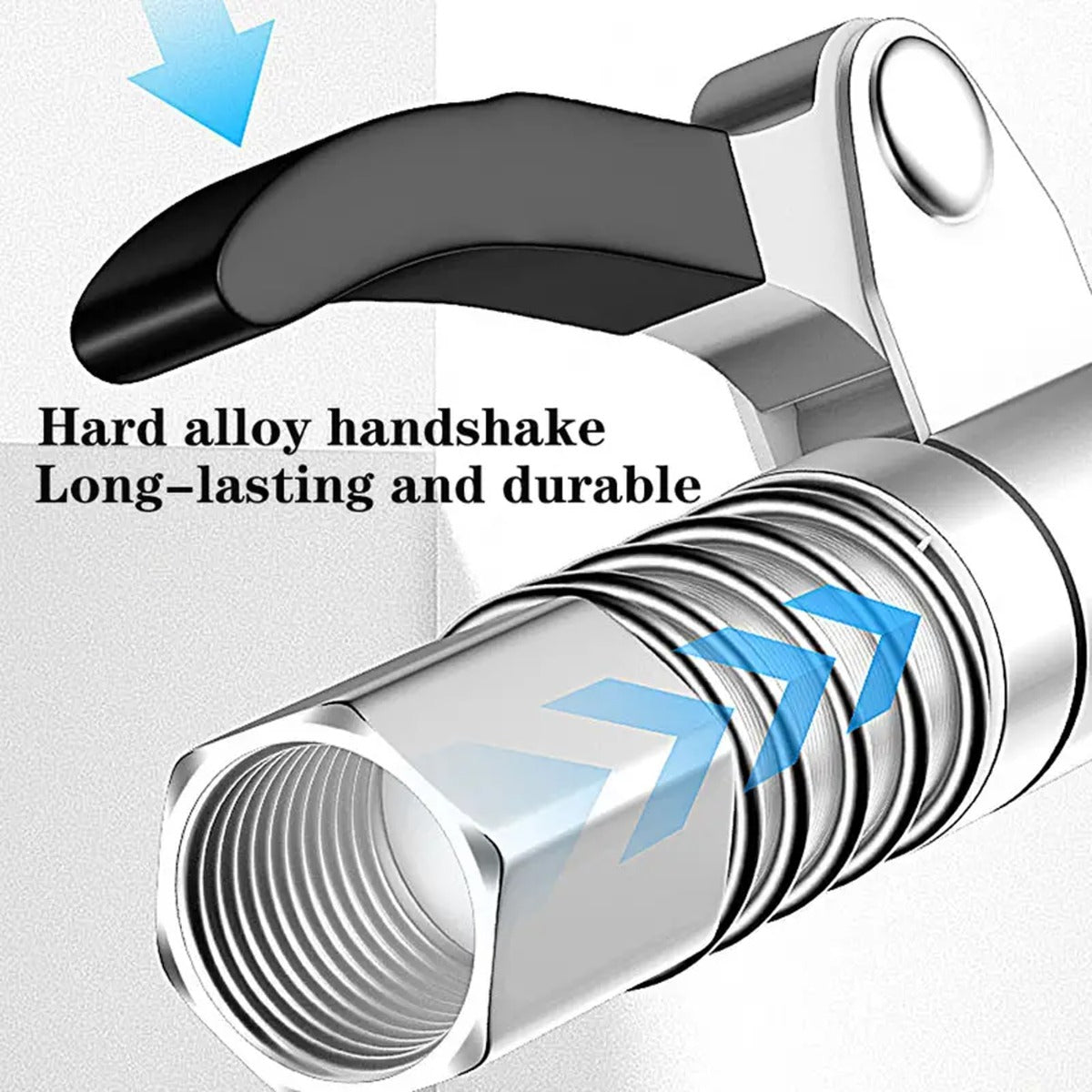 New Grease Gun Coupler Leak Proof Lock Pliers Lubrication Tip