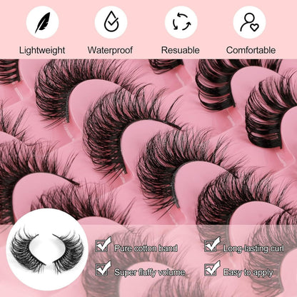 3D Faux Mink Lashes Natural False Eyelashes