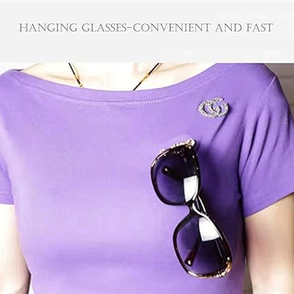 Portable Hang Pin Brooches Multi-Function Cloth Buckle Magnet Clip Eyeglass