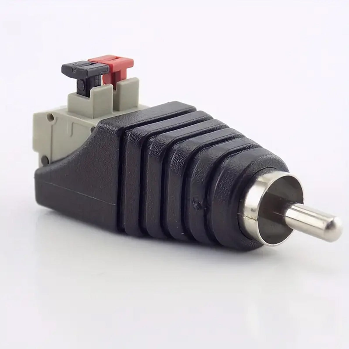 Speaker Wire To Audio Male RCA Connector Adapter