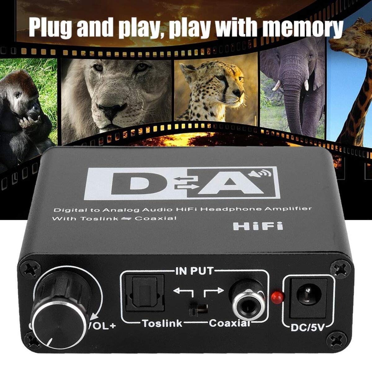 2 RCA Audio Control Converter Digital to Analog Optical to Coaxial Birectional