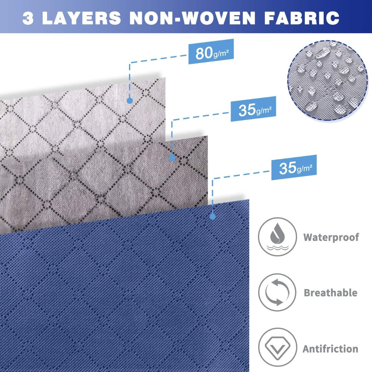 Foldable Clothes Storage Bags with Zipper