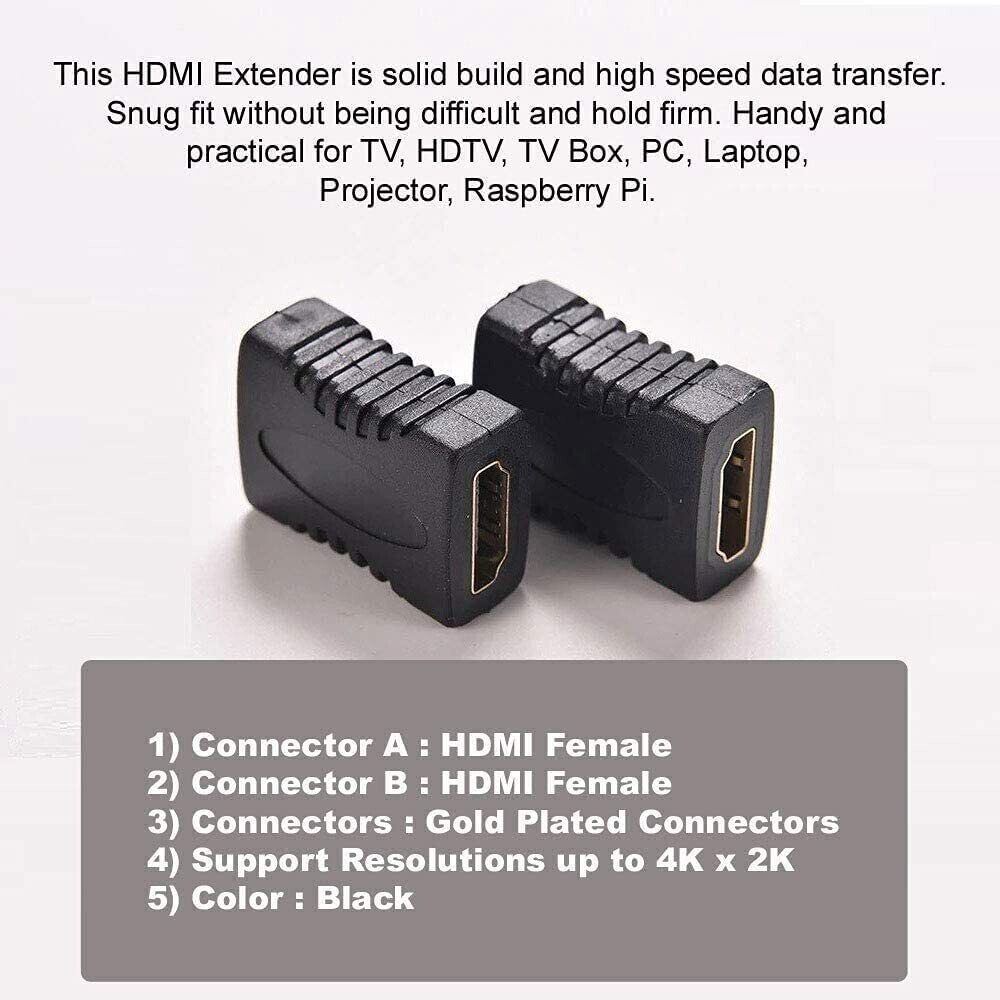 HDTV Coupler Adapter, Female to Female