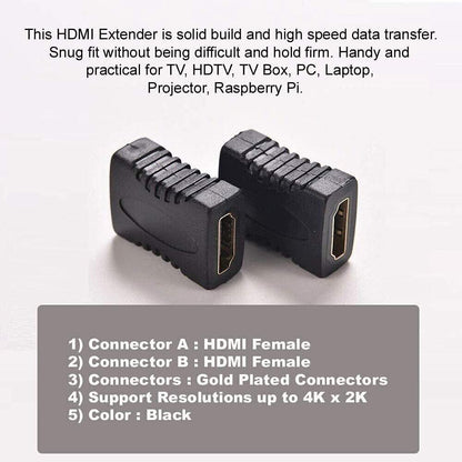 HDTV Coupler Adapter, Female to Female