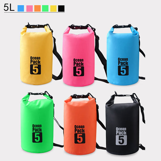 Waterproof Hiking Backpack-Orange-5L