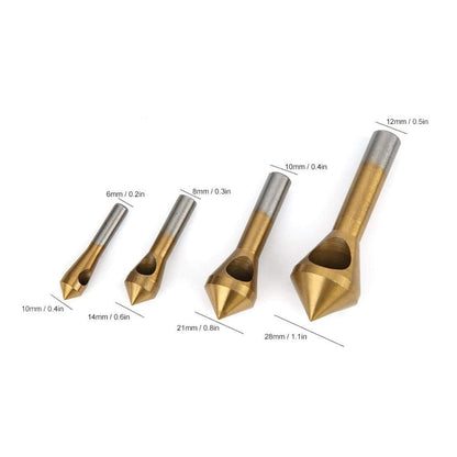 Countersink Cutting Ti Drill Bit Set
