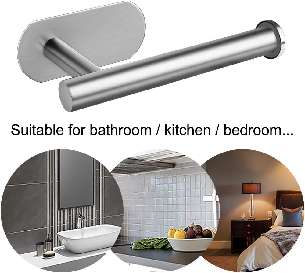 Self-Adhesive Stainless Steel Toilet Paper Roll Holder