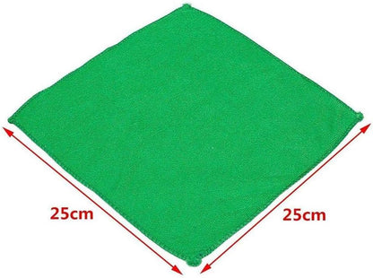10 PCS Microfiber Car Cleaning Towel Automobile Motorcycle Washing Glass Household Cleaning Small Towel