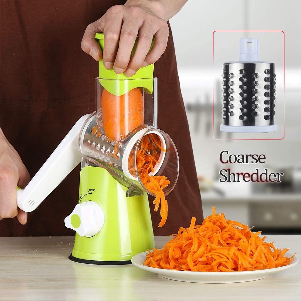 3-in-1 Vegetable Shredder-Green
