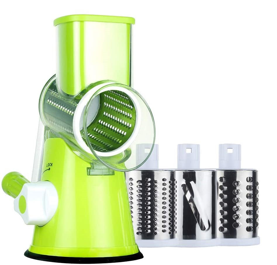 3-in-1 Vegetable Shredder-Green