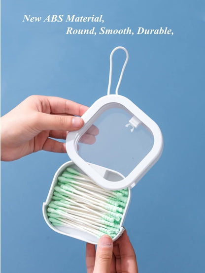 Portable Travel Qtip Holder Any Smell Item Store Box