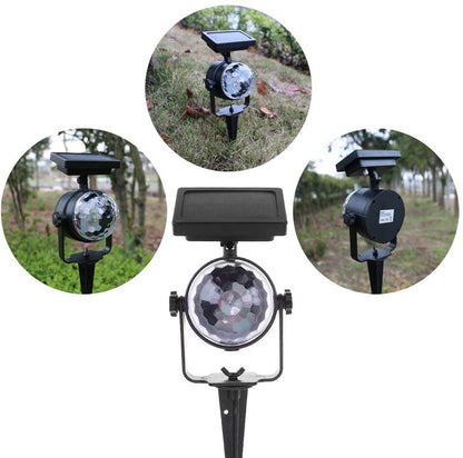 Solar Laser LED Light