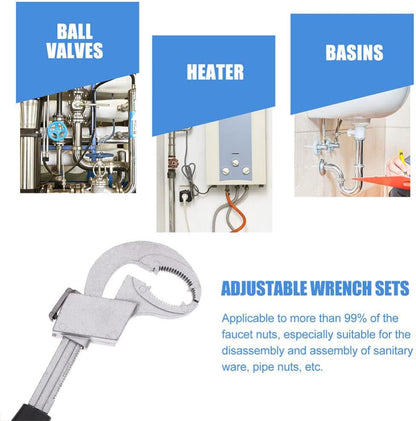 Universal Adjustable Wrench For Faucet & Sink Repairs