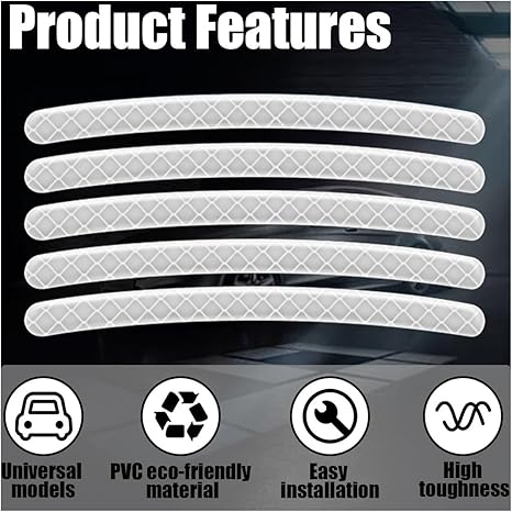 20 pcs Tire Rim Reflective Stickers