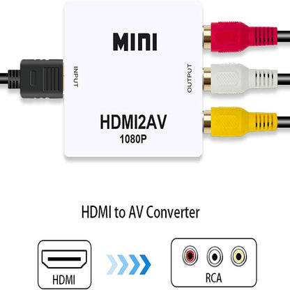HDTV to AV/RCA Adapter Converter 1080P
