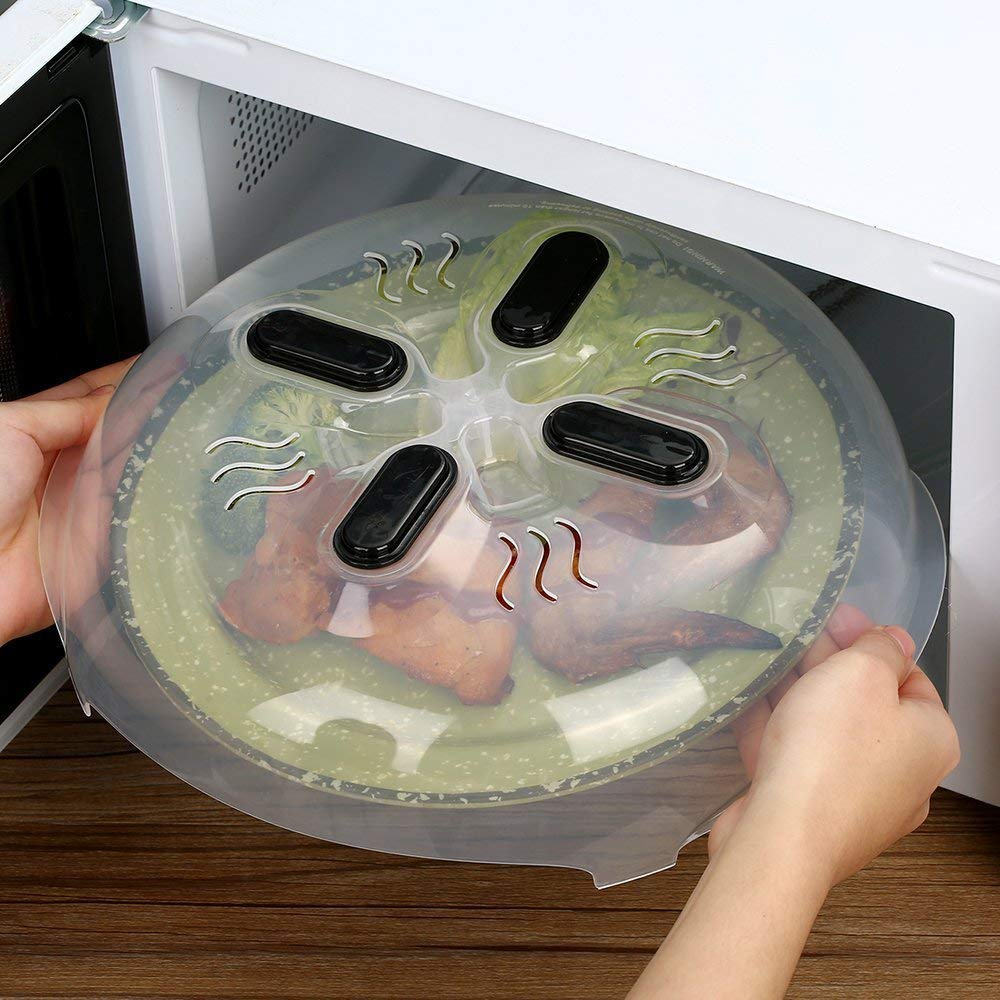 Magnetic Microwave Splatter Cover For Food
