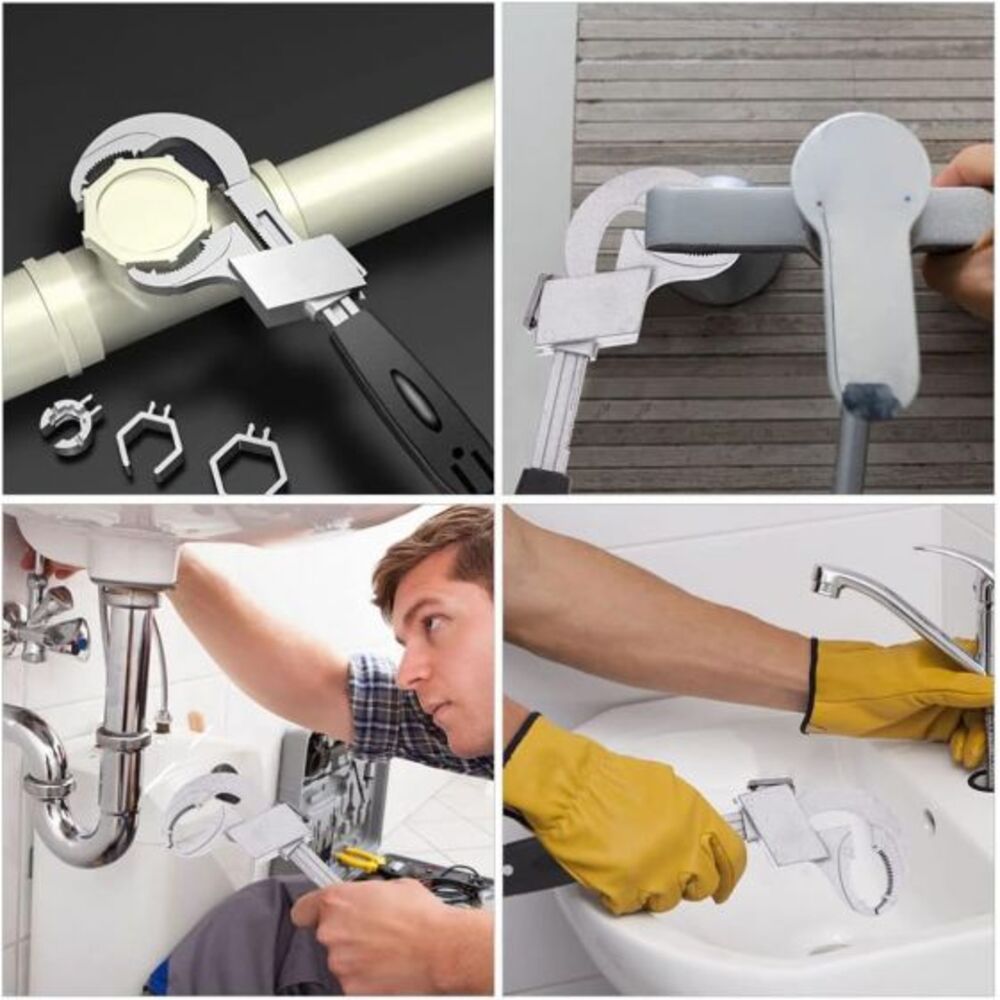 Universal Adjustable Wrench For Faucet & Sink Repairs