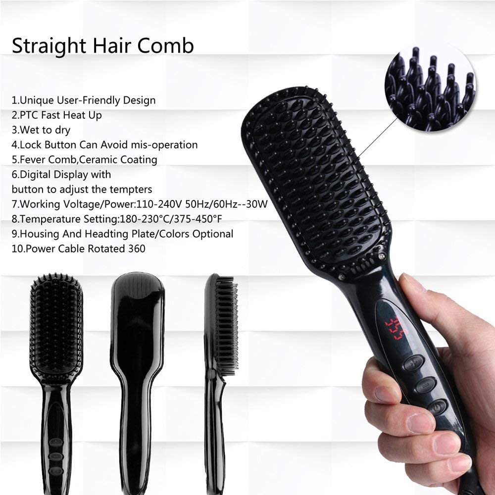 Hair Straightening Brush