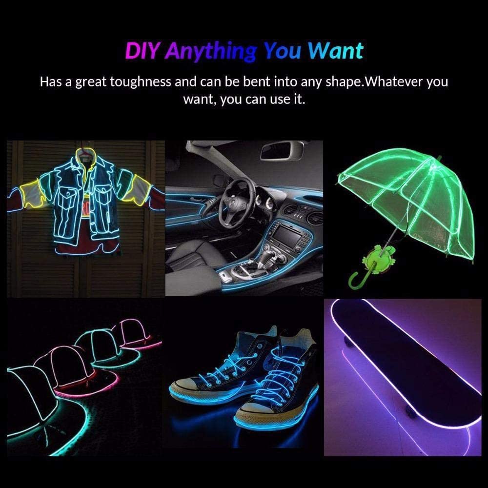 5M EL Wire LED Neon Strip Light
