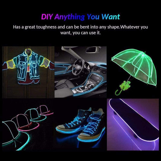 5M EL Wire LED Neon Strip Light