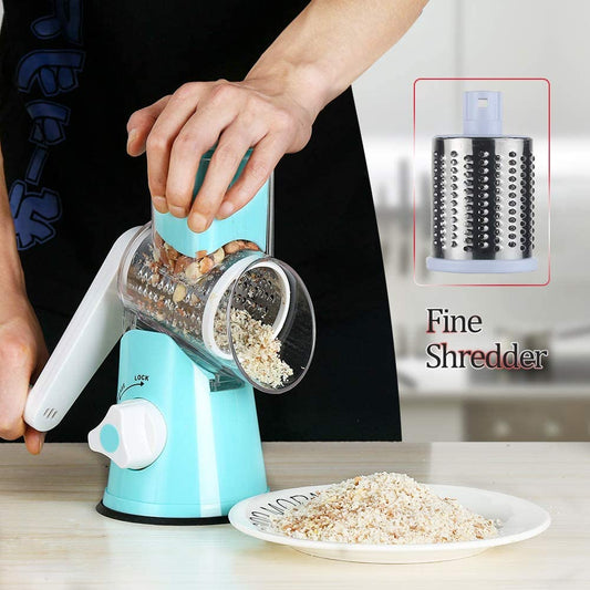 3-in-1 Vegetable Shredder-Blue