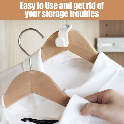 60pcs Clothes Hanger Connector Hooks
