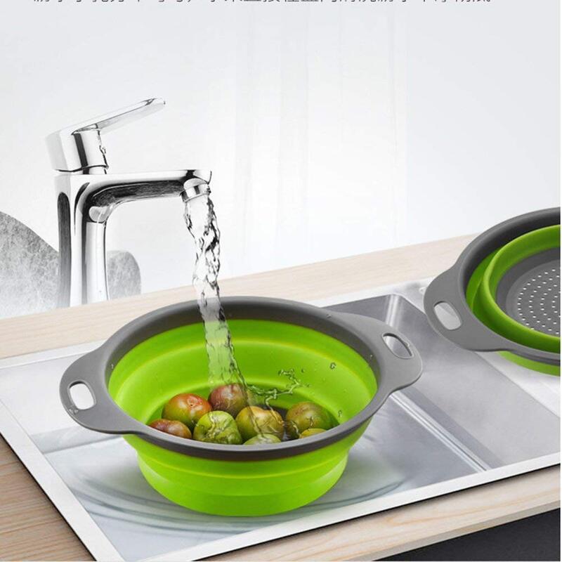 Collapsible Colander-Green
