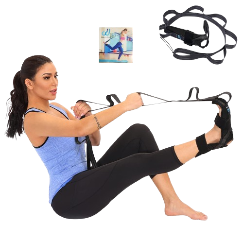 Foot and Calf Stretching Strap with Foot Cradle