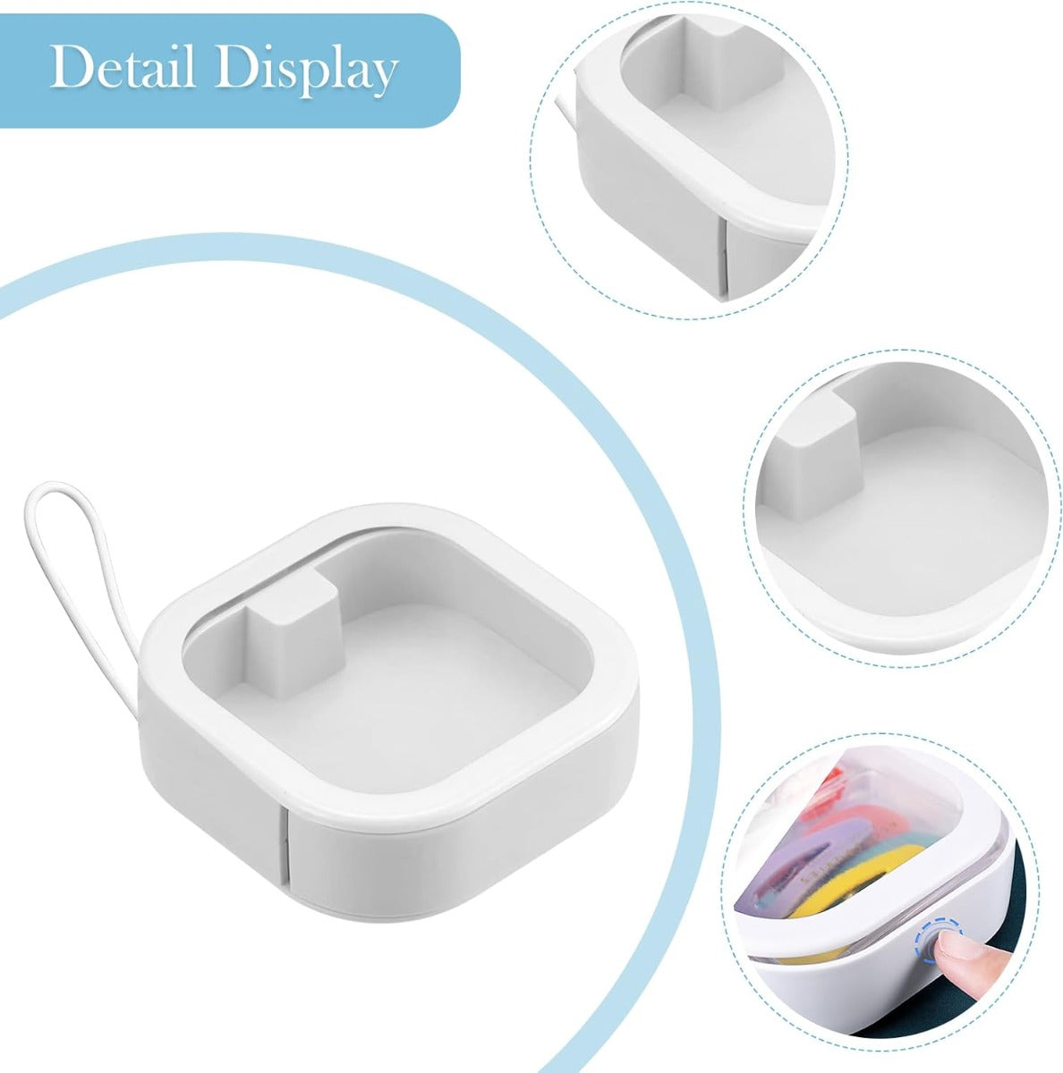 Portable Travel Qtip Holder Any Smell Item Store Box