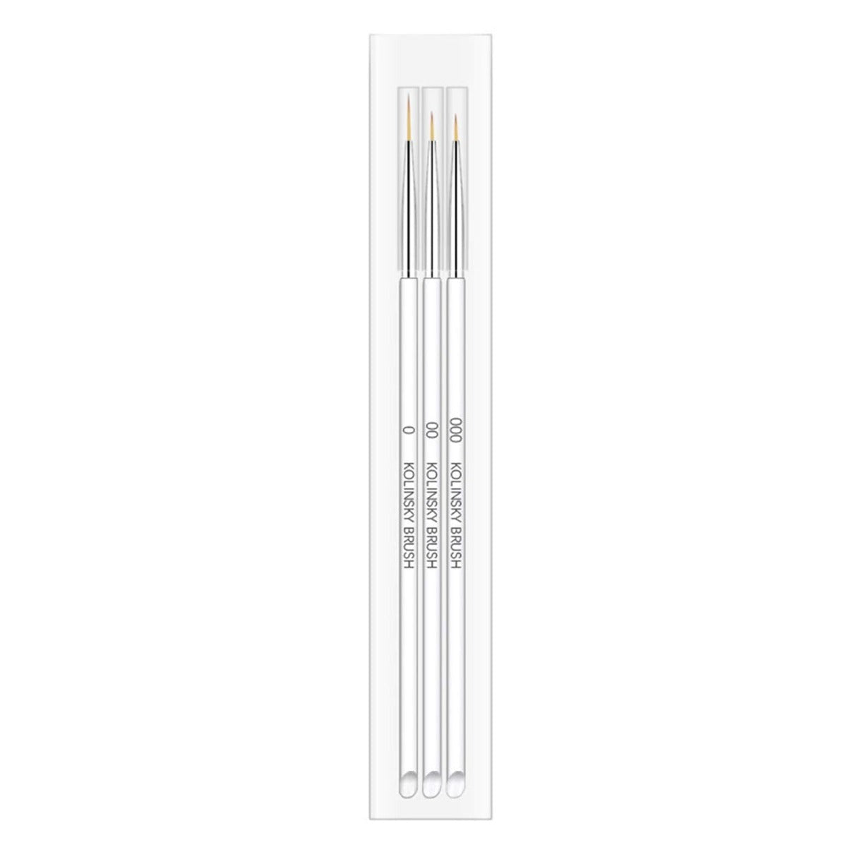 3Pcs/opp Nail Art Brushes, Thin Liner Brush