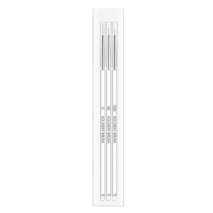 3Pcs/opp Nail Art Brushes, Thin Liner Brush