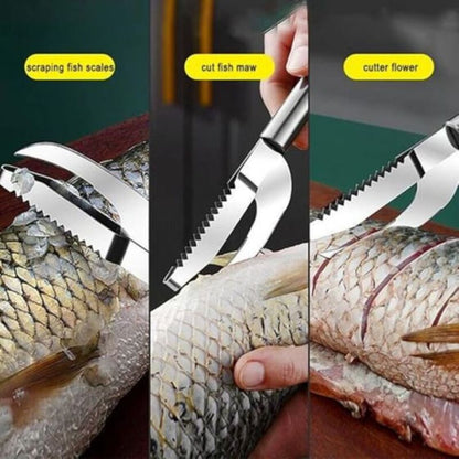 Premium 3-in-1 Stainless Steel Fish Maw Knife
