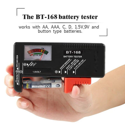 Battery Tester for AA/AAA/C/D/9 volt