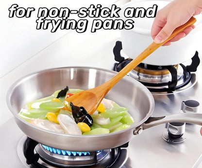 5 Pcs Wooden Utensil Kitchen Spatula Set