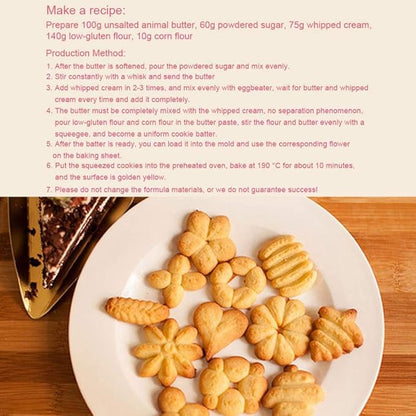 Manual Cookie Press Set